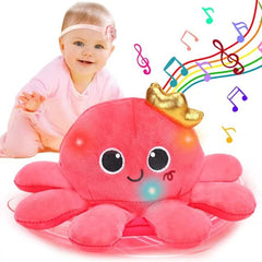 Tsomtto baby octopus dancing light toy boosts crawling curiosity
