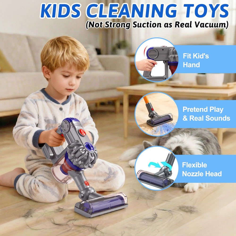 Extension tube and attachments provide versatile cleaning play.