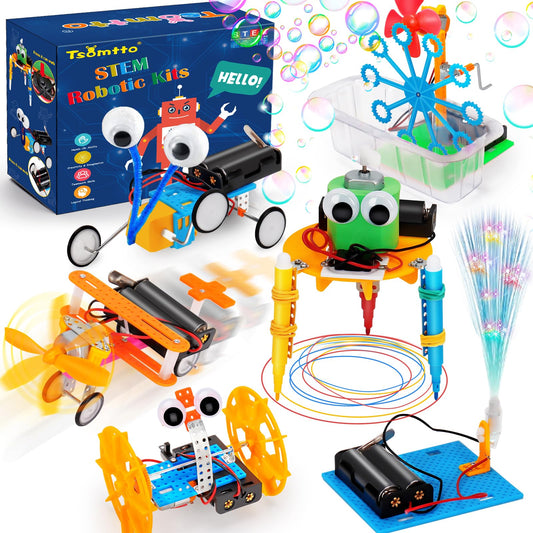Tsomtto STEM Robot Six-Set Box enables hands-on learning and creativity.
