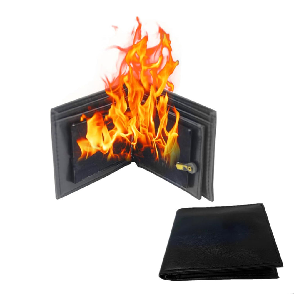TSY TOOL Magic Fire Wallet flames burst for a dramatic opening illusion