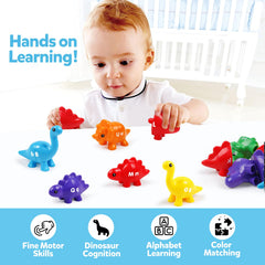 TSYAN letter matching color puzzles encourage color recognition.