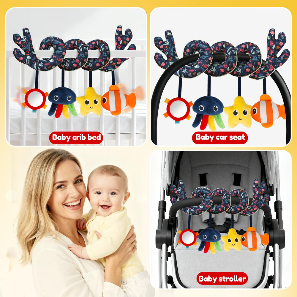 TSYAN travel-friendly toy entertains baby during errands and trips.