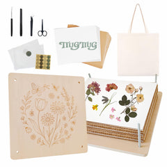 TTUGTTUG Flower Press 11x11 top view for bold pressed blooms.