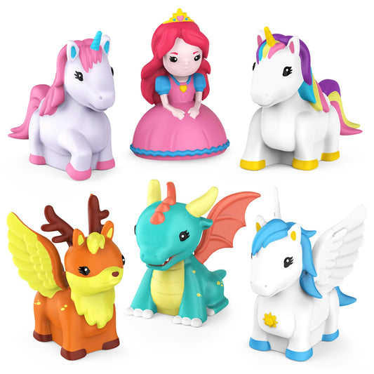 Tub Works Rainbow Unicorn bath toy floats for playful tub time