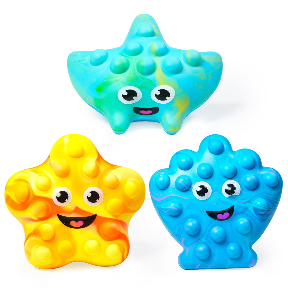 Tub Works Tub Poppers starfish design for bath time sensory play