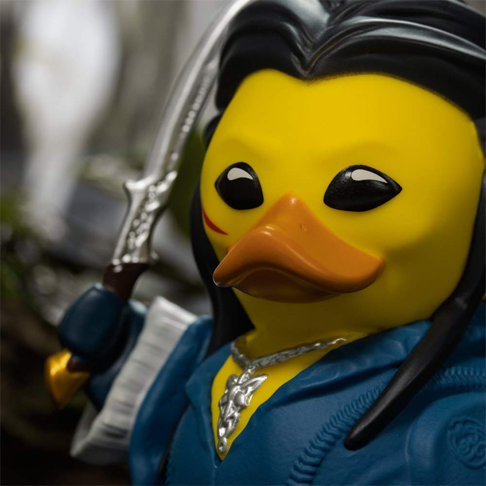 TUBBZ Arwen cosplaying duck figure for a curated collection