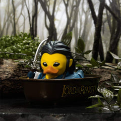 TUBBZ Arwen duck figure on a desk for playful pop culture presence
