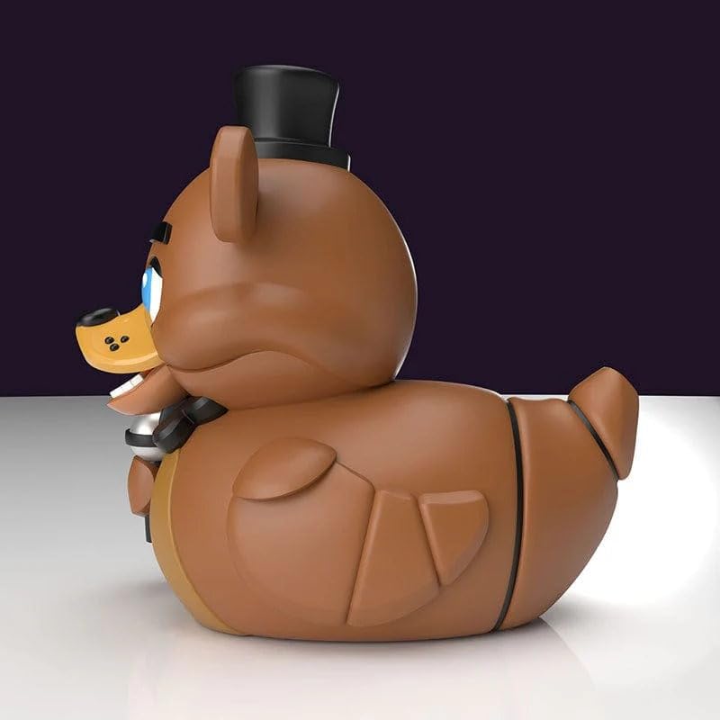 TUBBZ Freddy duck stands 9 cm tall, shelf-friendly display piece.