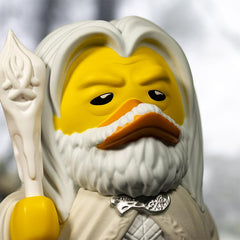 TUBBZ Gandalf the White 9 cm duck fits compact shelves and desks.