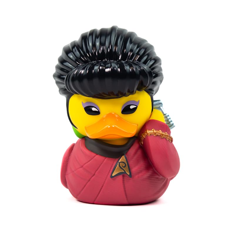 TUBBZ Nyota Uhura display box highlighting Star Trek graphics