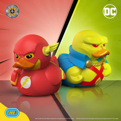 TUBBZ collectible ducks on a desk add playful DC flair.