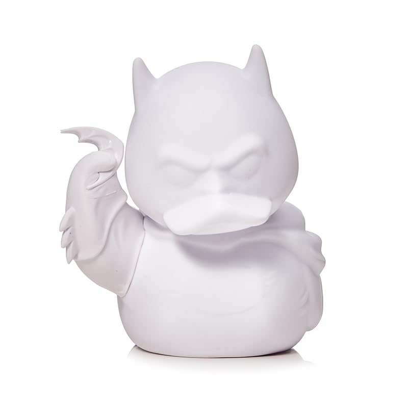 TUBBZ Batman DIY figure close-up shows white surface ideal for customization.