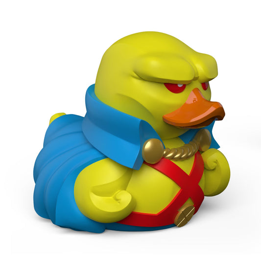 TUBBZ Martian Manhunter duck figure front view for shelf display.