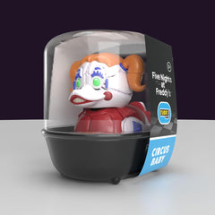 TUBBZ Mini Circus Baby duck packaging with FNAF logo, perfect for display.