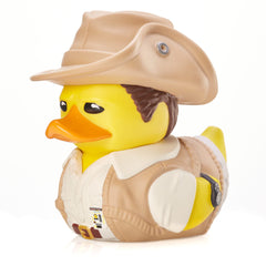 TUBBZ Muldoon duck figure close-up in bathtub display, ideal for collectors.