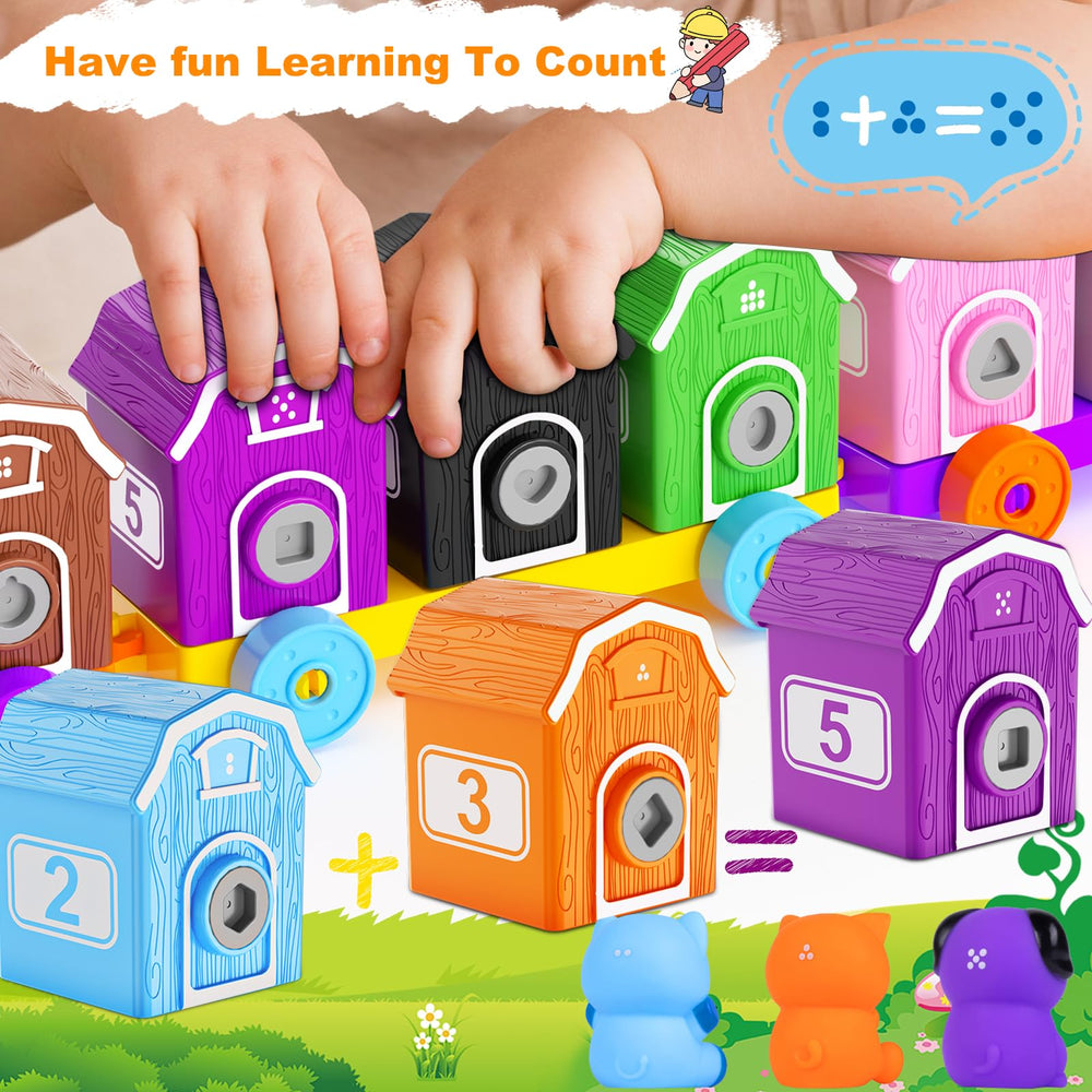 Tubkam toddler play pieces fostering dexterity and hands-on learning in a Montessori-style setup.