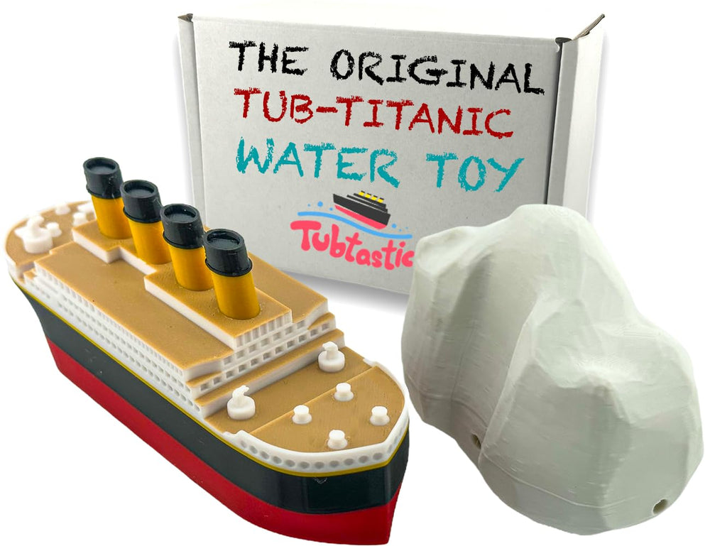 TUBTASTIC Titanic original design packaging highlights unique appeal.