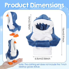 Tucnoeu Shark-Themed Hoodie enhances desk goose with lively, ocean-inspired style