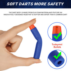 Tudaymol Nerf Bullets 500 storage bag for easy transport and organization.