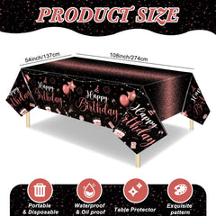 Tudomro tablecloth size 54x108 inches covers large rectangular tables.