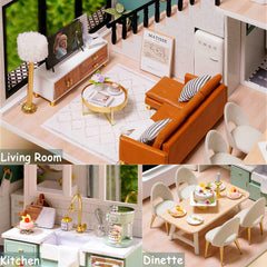 TuKIIE dollhouse assembly instructions guide a satisfying build.