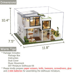 Possible LED night glow option for TuKIIE dollhouse display
