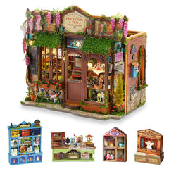 Tukiiie DIY miniature house kit with open design for hands-on creativity