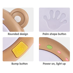 TUMAMA KIDS colorful lights guide rhythm while kids tap along.