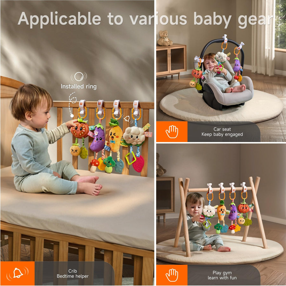 TUMAMA KIDS attachment clips and loops enable quick stroller or crib setup.