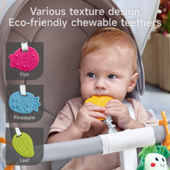 TUMAMA Kids sunflower toy with wind chime for hearing
