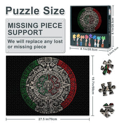 TUMOVO puzzle pieces with back letters for easier sorting and assembly