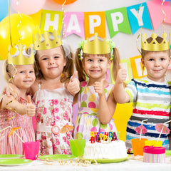 TUPARKA six-style party crowns offer variety for theme celebrations.
