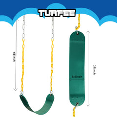 TURFEE kids enjoying outdoor swing time with the set