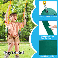 TURFEE four snap-hooks included for quick, secure attachment