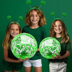 TurnMeon 16-inch glitter beach ball ideal for quick toss-and-play.