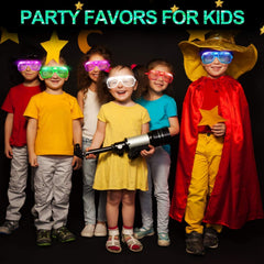 TURNMEON LED glasses safe, non-toxic design for all-night fun.
