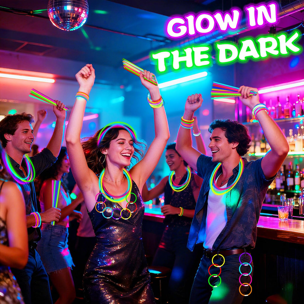 TURNMEON glow sticks enhance bars, clubs, and festival vibes.