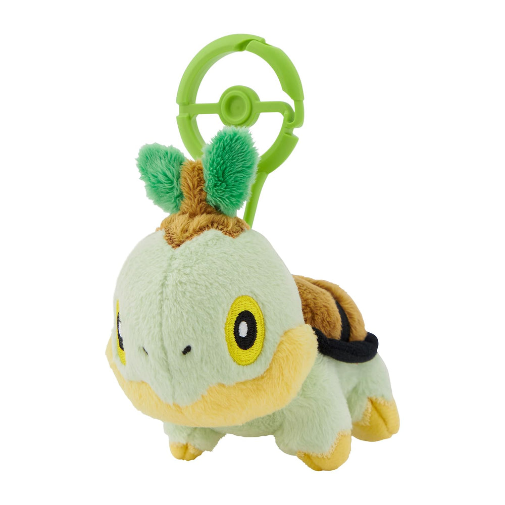 Turtwig plush close-up fabric detail highlighting soft material for gentle play.