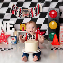 TUTOTU Race Car Birthday Decor easy hanging and reuse across events.