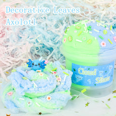 Tuupowana Cloud Slime Closeup showing fluffy texture and pleasant aroma for kids.