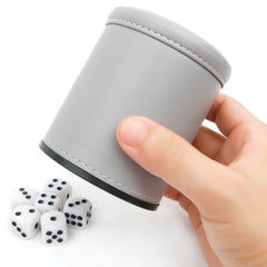 TUZAMA dice cup top view highlights 3.2 inch diameter.