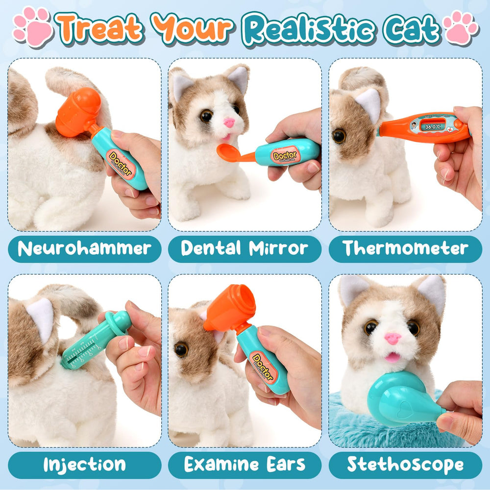 TUZT medical tools 15pcs set supports realistic pretend diagnoses during imaginative play.