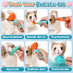 TUZT medical tools 15pcs set supports realistic pretend diagnoses during imaginative play.