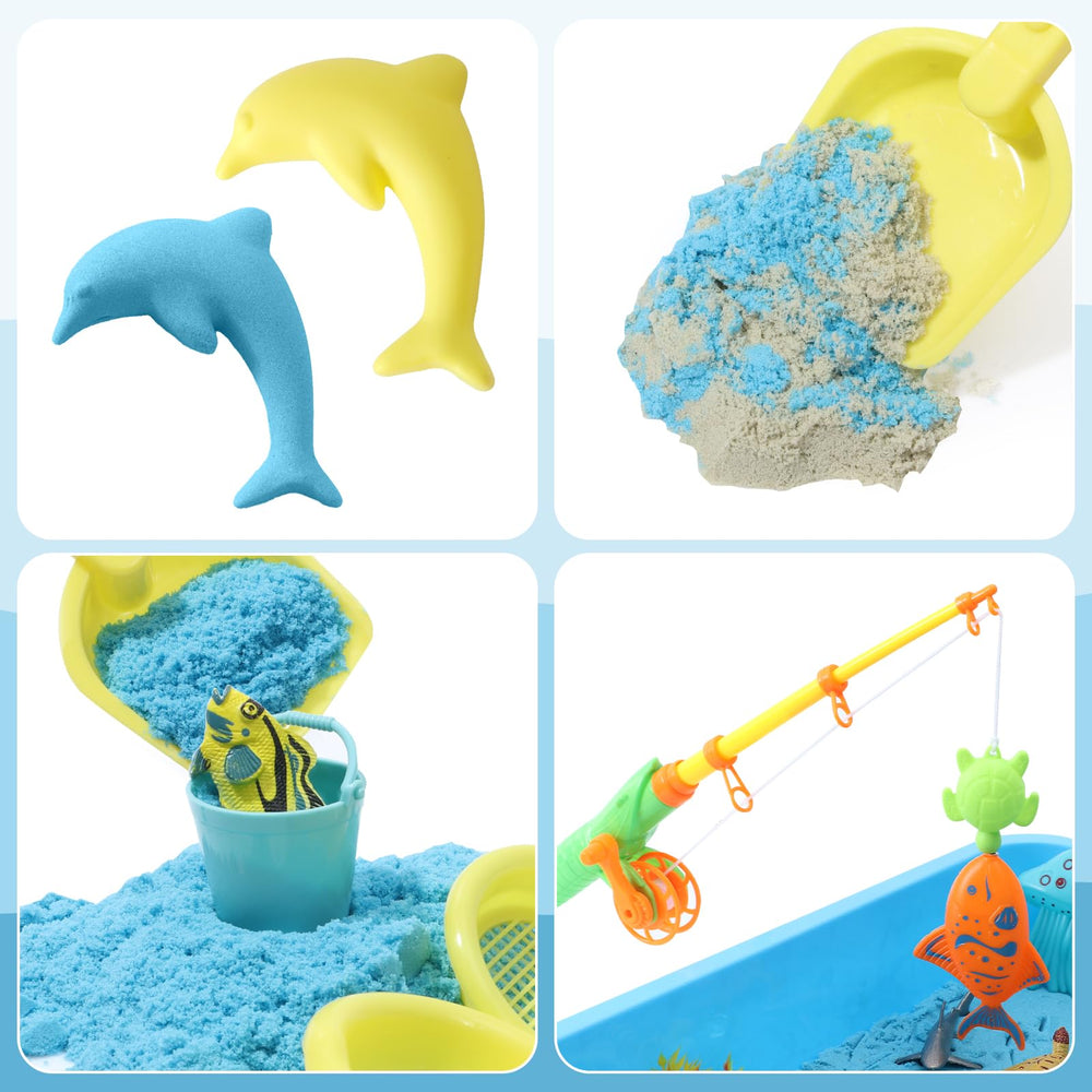 TUZT Seaweed and shells for diverse pretend beach scenes