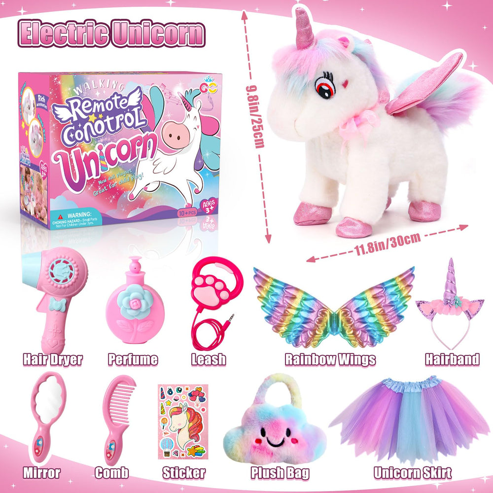 TUZT unicorn toy with music and lights boosts interactive storytelling fun