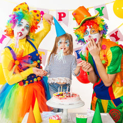 Twavang rainbow-blessed noise makers create vibrant ambience for birthdays.