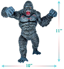 TwCare King Kong vs Godzilla action figure 11-inch, durable poseable design for battle scenes.