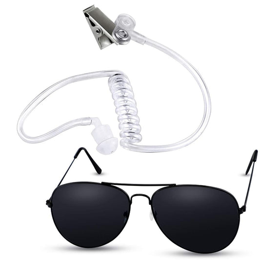 Twdrer spy earpiece decorative for cosplay and quick disguise