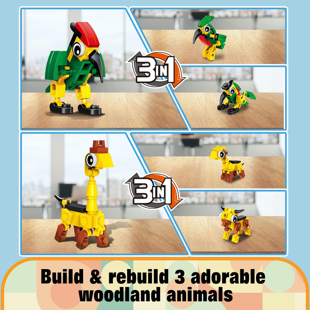 TWERF animal-building-blocks-pack-03 includes a separate booklet for easy setup.