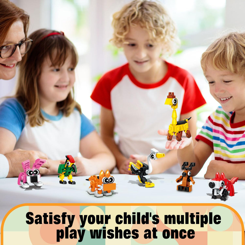 TWERF animal-building-blocks-pack-04 uses non-toxic ABS for durable, safe play.